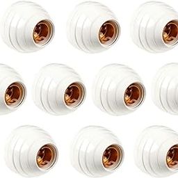 CONA 2516 PEARL Batten Holder with OBR, White - Pack of 10|OBR Batten Holder|Bulb Holder|Fancy Batten Holder for Home, Office, Shops, etc-picture-11