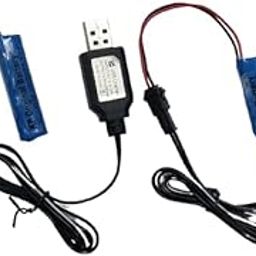 KP 2PCS 3.7V 1000mAh Lipo Battery with USB Charging Cable RC Toy Car Battery SM-2P Plug for TB202 TB201 TM201 TM202 TC141 DE35 DE38 DE40 DE50 RC Cars, Trucks, Stunt Vehicles (2PCS Battery+2USB)-picture-12