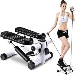 IRIS Mini Stepper,Fitness Stair Stepper - Portable Twist Stair Stepper Adjustable Resistance,Fitness Exercise Machine with Resistance Bands Durable & LCD Display and Comfortable Foot Pedals-picture-5