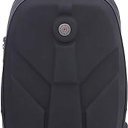 Black Gold Collection Coastal Laptop Backpack – Hard Shell Front, Water-Resistant, Anti-Theft, USB Charging, Trolley Strap, for 15.6” Laptop,17L (Black)-image-51