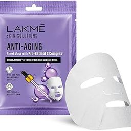 LAKMÉ Solutions Sheet Mask Anti-Aging With Pro Retinol C Complex~ 25Ml, Pack Of 1-picture-31