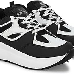 Lightweight,Durable,Comfortable, Gymwear,Daily Use Running Shoes for Women (Black)_233-image-103