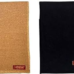 Achleshwar Combo of Premium Brown & Black Woolen Aasan Completely Handcrafted Perfect Mat for Meditation & Prayers - Soft, Comfortable (Size 23 x 30 Inch)-image-6