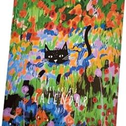 ARTISOUL® 2025 Wall Calendar Practical Coil Wall Calendar For Hotel Bedroom Restaurant Grass Cat | Home Decor | Other Home Decor-image-59