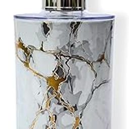 EMOH ROCED liquid Soap Dispenser|Sanitizer Dispenser, Lotion, Shampoo Dispenser | Handwash Bottle for Kitchen | Soap Dispenser for Wash Basin 300ML (Marble White)-13