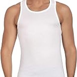 London Men Regular Fit Solid White Vest (Pack of 2)(_8904311322504_White_M_)-image-93