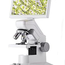 Tobo Microscope for Adults Kids Students, WiFi Biological Digital Microscope with Screen 7", Wireless Educational Lab Electron Video Microscope for Science, USB & HDMI Scope with Camera. TD-1292IM-3