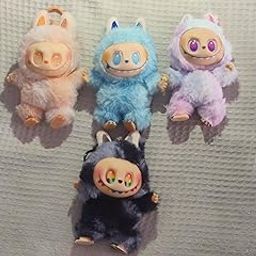 MeeTo LOBOBO Cartoon Keychain with Hook Assorted Colorful Animal Design Blind Box– 1 Pc (Mix Design)-image-65