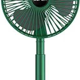 SYSVENT The Future small Desk Fan – Foldable Rechargeable USB Fan with Adjustable Height and 3 Wind Speeds, Portable and Compact Design for Office, Home, and Outdoor Use (Green)-picture-19