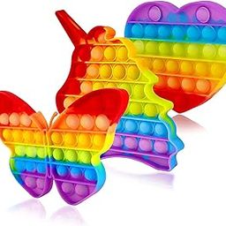 Galaxy Hi-Tech® Poppet Pop It Toy for Kids Fidget Popping Sounds Toy, Sensory Toy Pop It Toy Pack of 3 - Multicolor-19