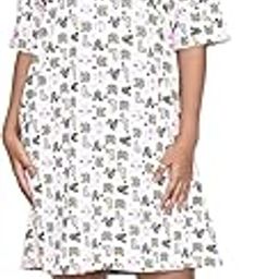 Bharat Women's Casual Round Neck Cotton Knee Length Dress with Striped Pattern & Short Sleeves I Perfect Summer-Friendly T-Shirt Dress- Multicolor, Size- S to XXL-image-52