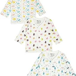 BODYCARE Unisex Baby Thermal Top Pack of 3 Print May Very-image-25