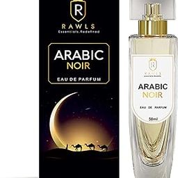 RAWLS Arabic Noir Perfume for Men & Women, 50ml | Enriched with Coffee, Jasmine, Vanilla & Cedarwood | Long-Lasting Eau de Parfum for All Skin Types-image-66