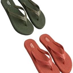 Womens Lightweight Flip Flops | Comfortable Everyday Slippers with Durable Anti-Skid Sole, Cushioned Footbed for Outdoor Use-image-25