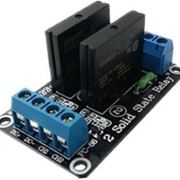 UJEAVETTE 2x 12V 2 Channel G3MB-202P Solid State Relay Module with Resistive Fuse-image-70
