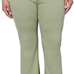 Cotton Lycra Flare Leggings for Women | Solid Relaxed Fit High Waist Flared Legging Pants | High Rise Stretchable Regular Bootcut Flare Leggings | Flared Pants for Women-image-7
