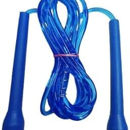 SJULI PVC Jump Rope, 270cm Length, Blue, Foam Grip Handles, for Adults-image-88