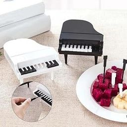 Orion. Piano Fruit Fork 1 Pc Black and White Colors-image-61