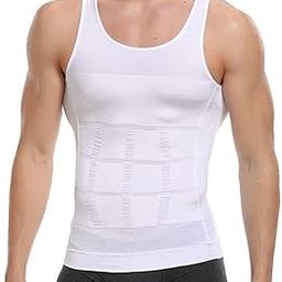 Men's Body Shaper Slimming Shirt Vest Thermal Compression Muscle Tank Top Base Layer Slim Shapewear Tank Top Undershirt Tummy Control Undershirt Shaperwear Vest Shirt Abs Abdomen Slim-picture-22