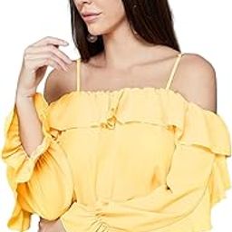 Women Polyester Regular Fit Solid Top-image-25