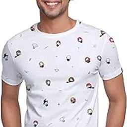 the souled store Harry Potter: Character Pattern Mens and Womens Graphic Printed Cotton T-Shirt White-picture-38