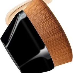 OneMy Foundation Makeup Brush Flat Top Kabuki Hexagon Face Blush Liquid Powder Foundation Brush for Blending Liquid, Cream or Flawless Powder Cosmetics with Bonus Protective Case-image-92