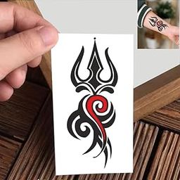 VANVATI Tribal Design Trishul Temporary Tattoo Sticker For Male And Female Tattoo Sticker-image-94