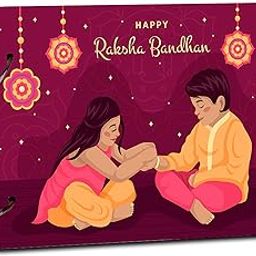 Wallpaper Solution Raksha Bandhan old memorie Scrapbook memories for brother & sister Size 8.5x6.5 Album (Photo Size Supported: 4x6) (BPA106)-image-96