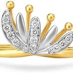 Yellow Gold & Diamond Dadelion Shine Ring (553025FCLMAA092HD000007 1.289)-image-42