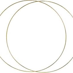 ATORSE 2Pcs Metal Floral Hoops Multifunctional Gold Color for Wreath Macrame Sturdy Diameter 50cm|Home & Garden|Wedding Supplies|Venue Decorations-image-15