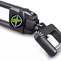Greenworld Silver Car Key Fob Keychain for Nissan Magnite/Kicks and All Models - Heavy Duty With New Nissan Logo-29