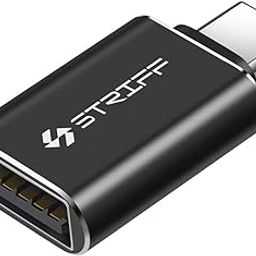 STRIFF Type C 3.1/3.0 to USB A Female OTG Adapter Compatible with MacBook Pro/Air 2019 2018 2017, Galaxy S20 S20+ Ultra Note 10 S9 S8USB Adapter, MacBook Air 2018 & All Type-C Devices-17
