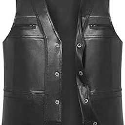 ™ Waistcoat Utility Jacket Punk Mens Pu Leather Vest for Sports Fishing Winter 3XL Black|Clothing, Shoes & Accessories | Mens Clothing | Coats & Jackets-picture-21