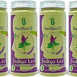 HerbtoniQ 100% Natural Indigo Leaf Powder (Indigofera Tinctorial) for Hair Coloring Pack 600 Gram-image-50
