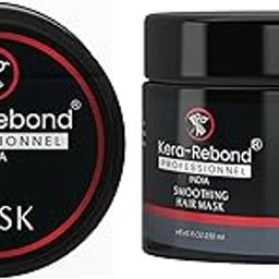 Kera-Rebond Professional India Smoothing Hair Mask, Rejuvenating Mask with Proteins & Vitamins, Keratin Infusion inside for all Hair type, 250 ML-image-27