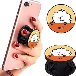 eggshell® Universal Phone Grip with Stand Premium Super Matt Finish Effect Back Holder (Mobile Selfie Finger Grip) Expanding Stand for All Smartphones & Tablets (Smiling Rj)-14