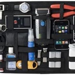 Elasticity Grid-It Receiver Plate Bladder Bag Travel Digital Accessories Organizer-image-28
