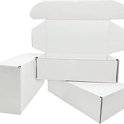 JIA INDUSTRIES 3Ply Corrugated Box/Shipping Boxes/Packaging Boxes 7X4X2 inch selflock white corrugated 3ply box_Pack of -50-picture-19