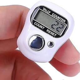 RKZ Multiuse Finger Counter Portable Hand Finger Ring Counting Machine Digital Head Electronic Tally Counter Jap Counting Device for Mantra Jaap Multi-Colour | 11 cm | Pack of - 01 | Rose KULI-image-28