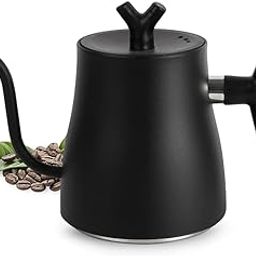 Supvox® Pour Over Coffee Kettle Gooseneck Kettle for Coffee Tea with Premium 304 Stainless Steel Bottom Coffee Maker Tea Pot Update Triple Layered Base for All Stovetops 50 floz/1500ml-image-77