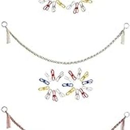 THE STYLE SUTRA Cotton Toy Display Chain Socks Stuffed Toy Chain for Playrooms Bedrooms Gyms Multicolor-image-4