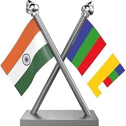 The Flag Company Buddhist Flag Cross Car Dashboard Flag | India & Buddhist Dual 2x3 Inch Flags with Stainless Steel Base & Poles | Spiritual & Patriotic Car & Desk Décor-image-42