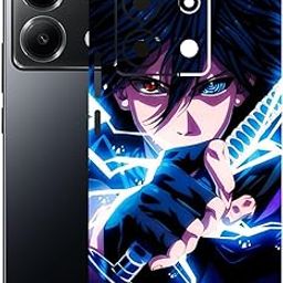 AtOdds - Compatible for Poco X6 (5G) - Mobile Back Skin - Lamination - Back Screen Guard Protector Film Wrap (Coverage - Back+Camera+Sides) (Design - Anime 42)-image-34
