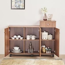 Home Centre Helios Lewis Multipurpose Cabinet - Brown - Engineered Wood-picture-22
