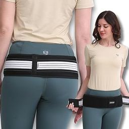 Belt for Back Pain Relief CIDOXO - SI Joint Hip Belt for Sciatica, Lower Back Support & Nerve Pain Relief | Back Pain Support Belt for Women & Men | Stomach Compression Belt-image-78