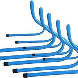 MERISHOPP 5X Speed Agility Hurdles Fitness for Baseball Foot Exercise Obstacle Courses 23cm| Sports Equipment | Outdoor Sports Gear | Exercise Gear-image-4