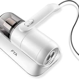 FYA Bed Vacuum Cleaner, Handheld Deep Sofa Vacuum Cleaner, High-Frequency Double Beat UV Mattress Vacuum Cleaner with HEPA 12Kpa Strong Suction and Low Noise, Suitable for Pillows, Sheets, Sofa, White-28