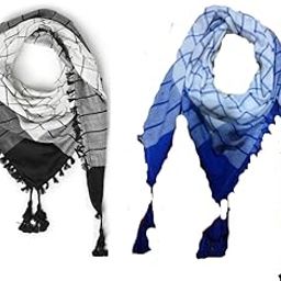 Stylish & versatile scarf for Men - Desert Shemagh Scarf Modern Look for Men's and Women (Pack of 2)-image-40