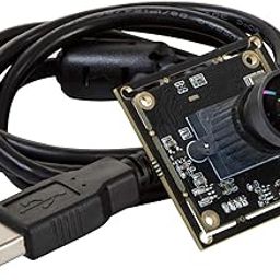 Arducam 1080P Low Light WDR Ultra Wide Angle USB Camera Module for Computer, 2MP CMOS IMX291 160 Degree Fisheye Mini UVC USB2.0 Webcam Board with Microphone, 3.3ft Cable for Windows Linux Mac OS-36