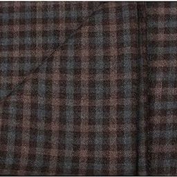 Kundan Sulz Gwalior's Un Stitch Blazer Fabric For Men and Women's ( 2.00 Meters / 7384 ) (Brown)-image-17